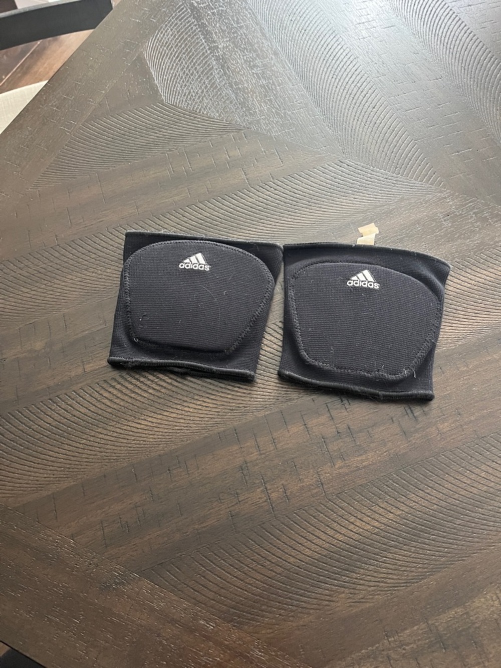 adidas Black Wrist/Hand Pads with Logo